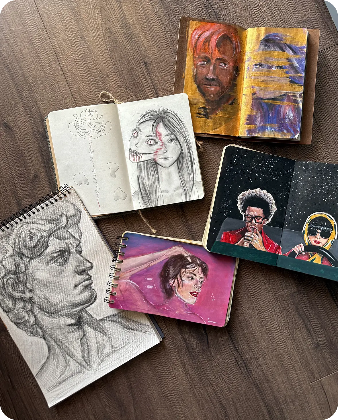 Fidan's sketchbooks
