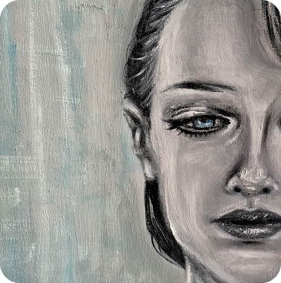 “not sad, just don’t want to smile” detail 1